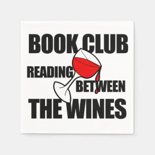 BOOK CLUB Lesen zwischen den Weinen Serviette