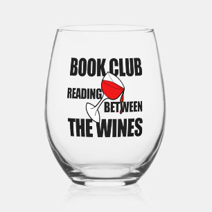 BOOK CLUB Lesen zwischen den Weinen Weinglas Ohne Stiel