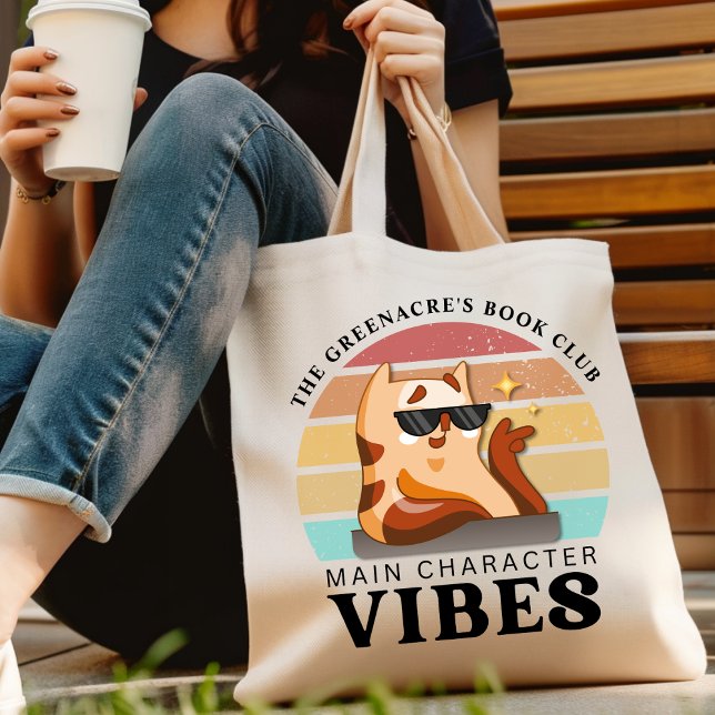 Book Club Name Hauptcharaktere Vibes Tragetasche (Von Creator hochgeladen)