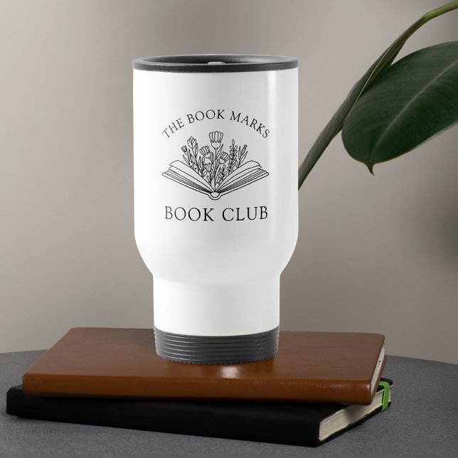 Book Club Name Personalized Favor Gift Reisebecher (Von Creator hochgeladen)