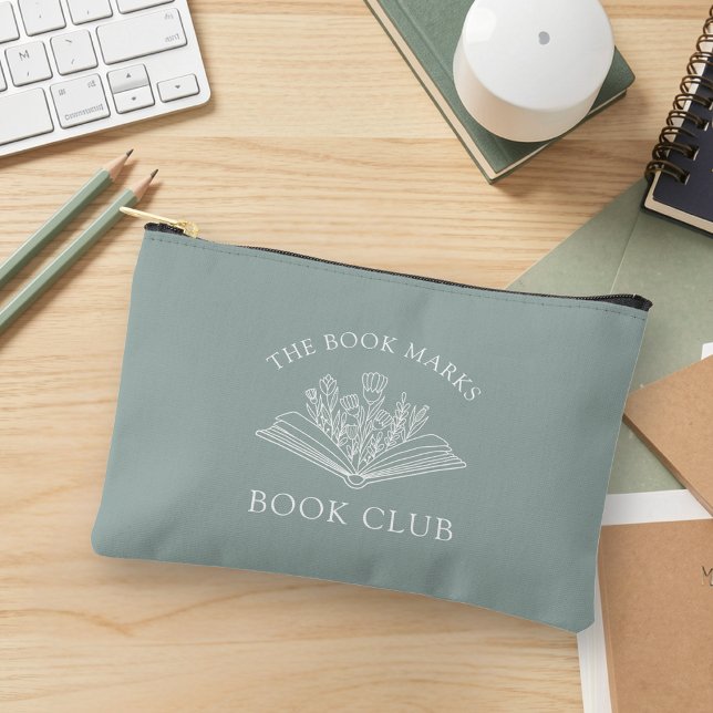 Book Club Name Personalized Gift Zubehörtasche (Von Creator hochgeladen)