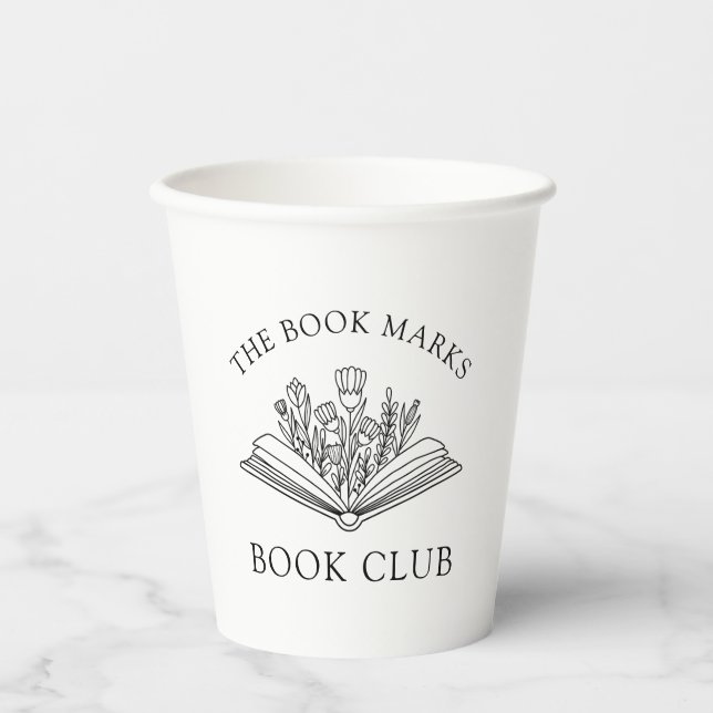Book Club Name Personalized  Pappbecher (Vorderseite)