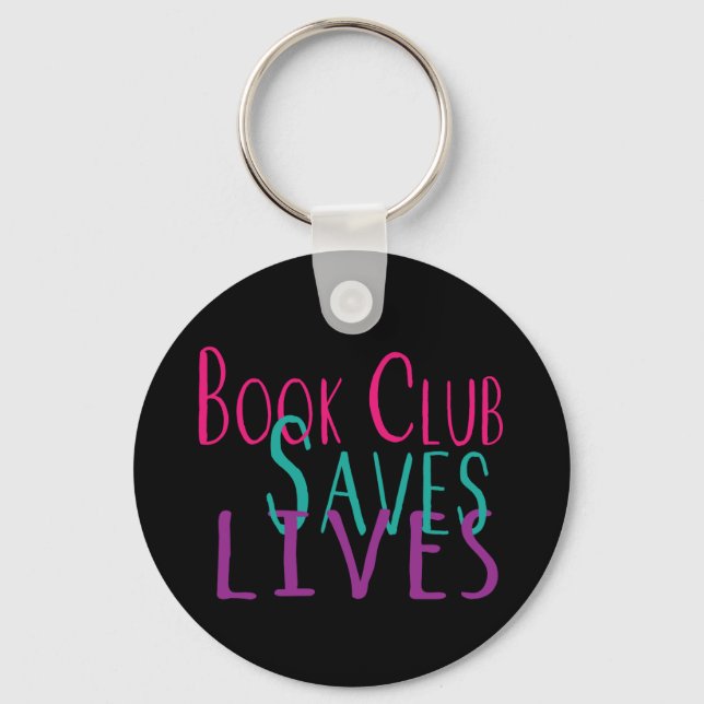 Book Club Rette Lives Schlüsselanhänger (Vorderseite)