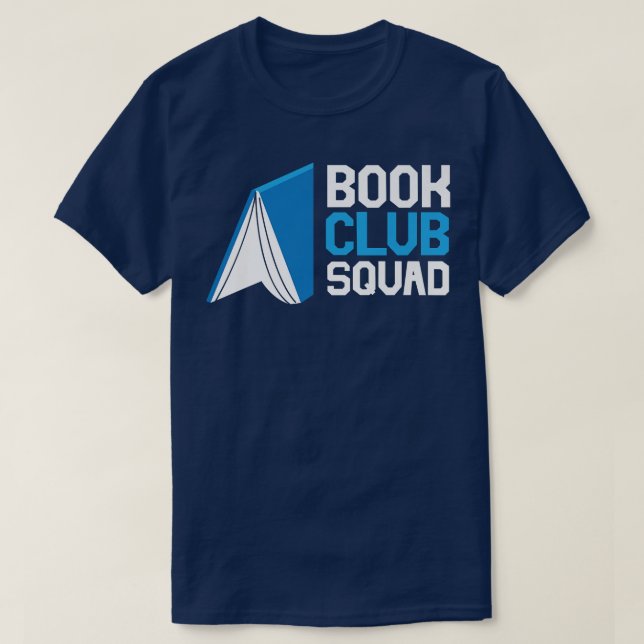 Book Club Squad Leseliebhaber T-Shirt (Design vorne)