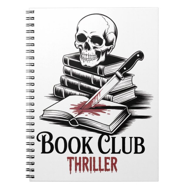 Book Club Thriller Notizblock (Vorderseite)