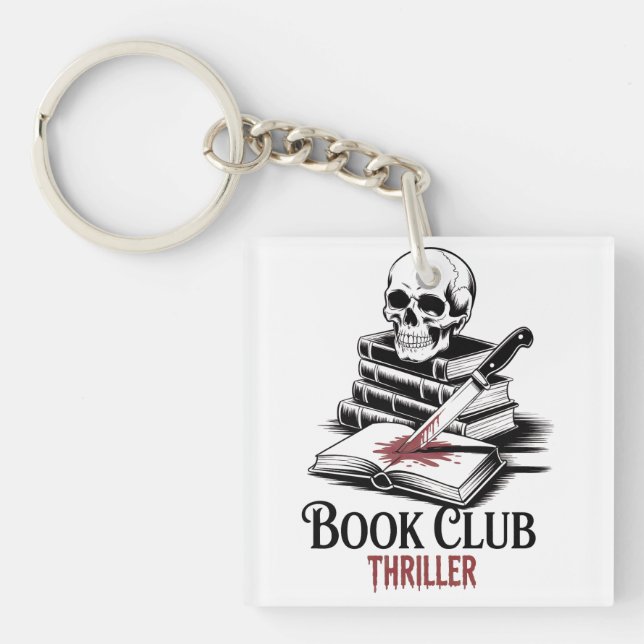 Book Club Thriller Schlüsselanhänger (Vorderseite)