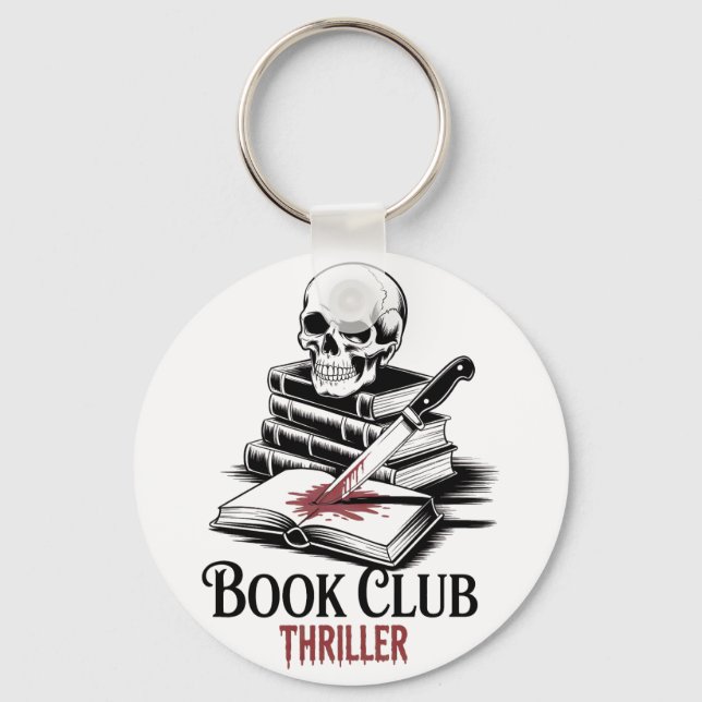 Book Club Thriller Schlüsselanhänger (Vorderseite)