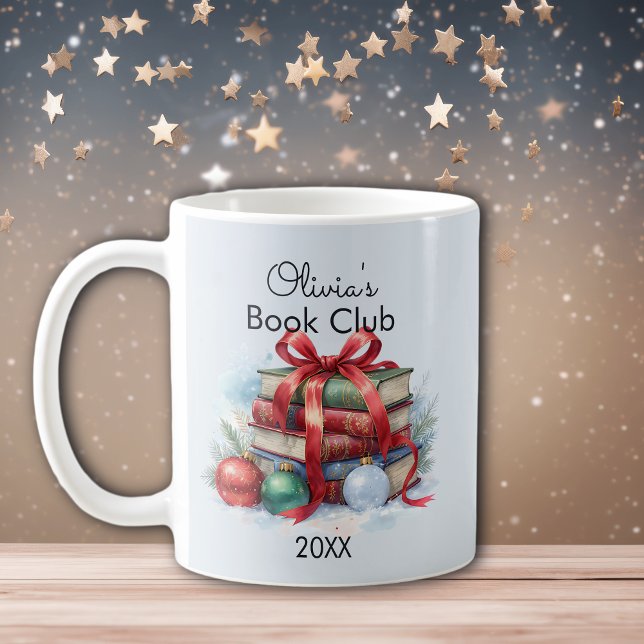 Book Club Weihnachten Personalisiert Kaffeetasse (Von Creator hochgeladen)