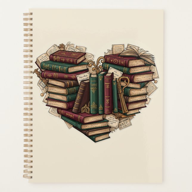 Book Heart Planner Planer (Vorderseite)