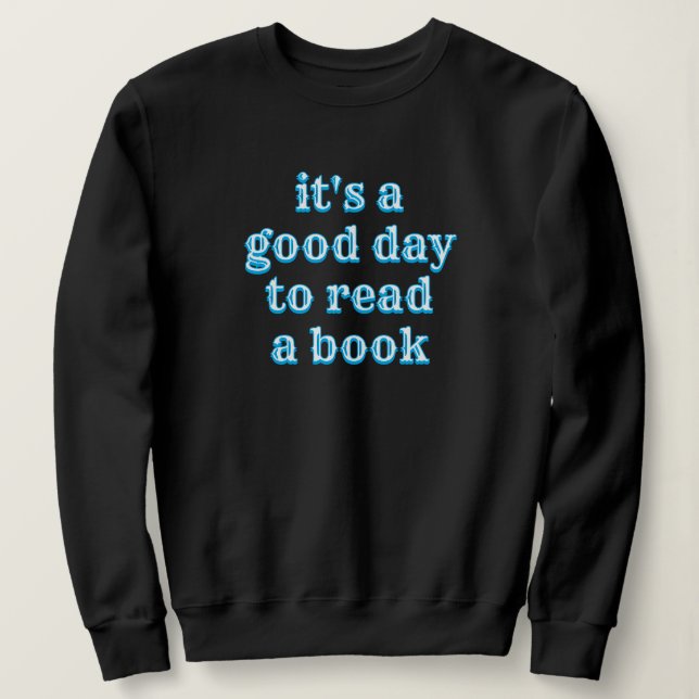 Book Lover Book Stack Sweatshirt (Design vorne)