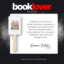 Book Lover Hand Fan
