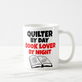 Book Lover Quilter Kaffeetasse