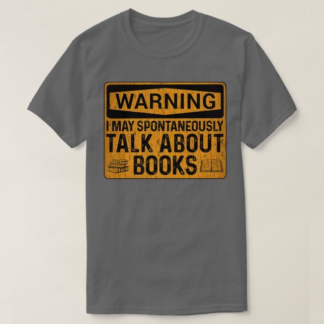 Book Lover Reader Bookworm Reading Addict Books Wa T-Shirt (Design vorne)