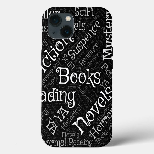 Book Lovers Word Cloud Case-Mate iPhone Hülle (Rückseite)