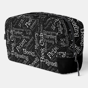 Book Lovers Word Cloud Waschbeutel