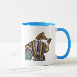 Book Reader Fox Tasse