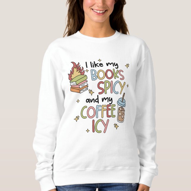 Book Reader Sweatshirt Funny (Devant)