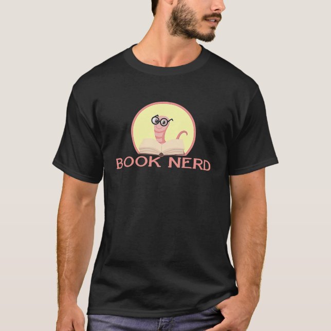 Book Reading Bookworm Book Nerd T-Shirt (Vorderseite)