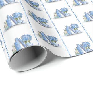 Book Shelf Wrapping Paper Geschenkpapier