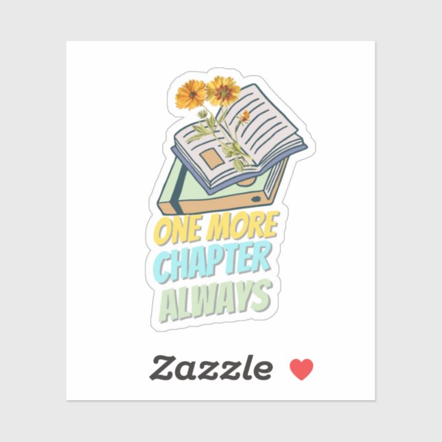 Book Themed Sticker (Blatt)
