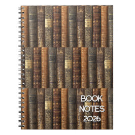 Book Tracker Notes 2026 Notizblock