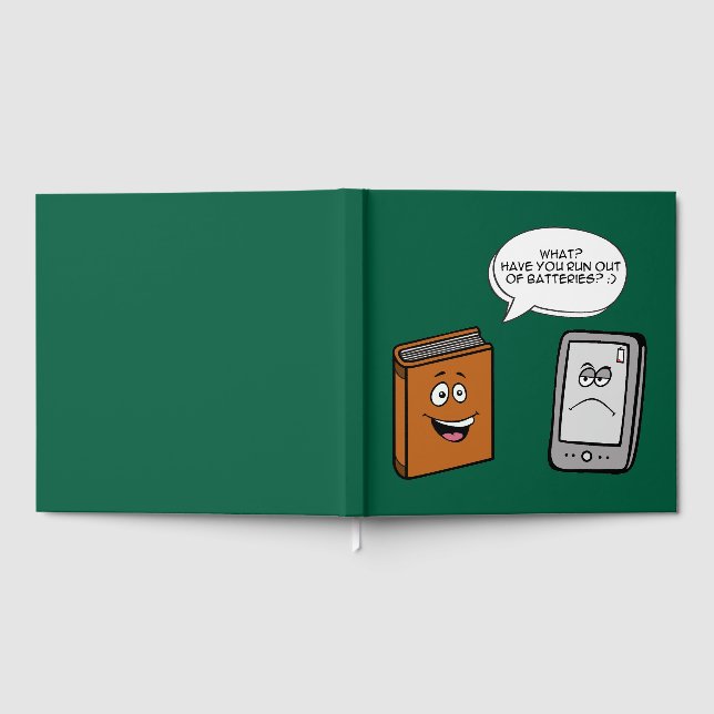 Book vs eBook Gästebuch (Voll)