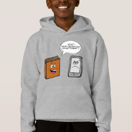 Book vs eBook Hoodie