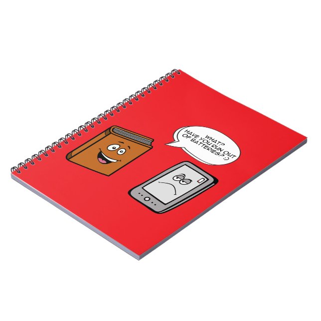 Book vs eBook Notizblock (Linke Seite)