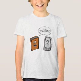 Book vs eBook Tri-Blend Shirt