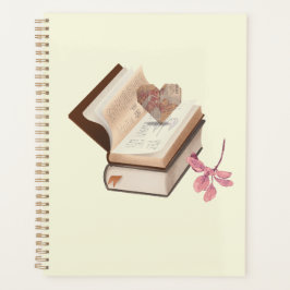 Book withe map lover &flower planer