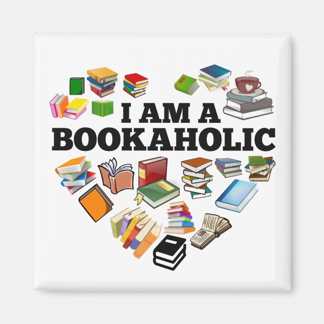 Bookaholic Magnet (Vorne)