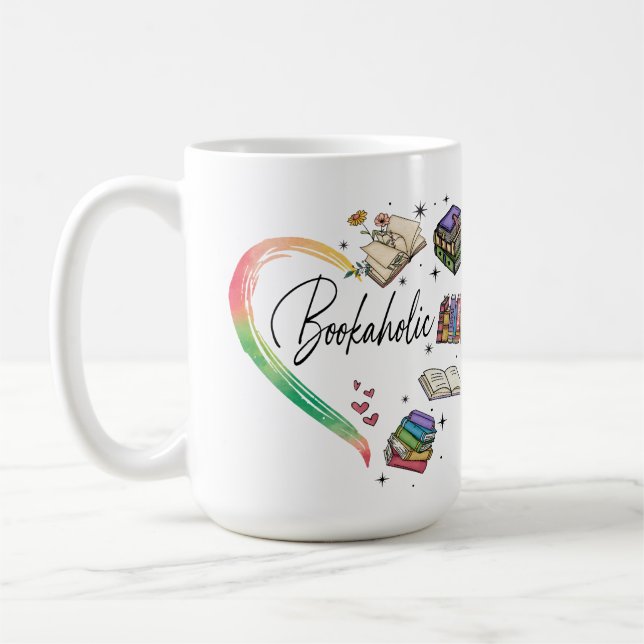 Bookaholic Mug (Gauche)