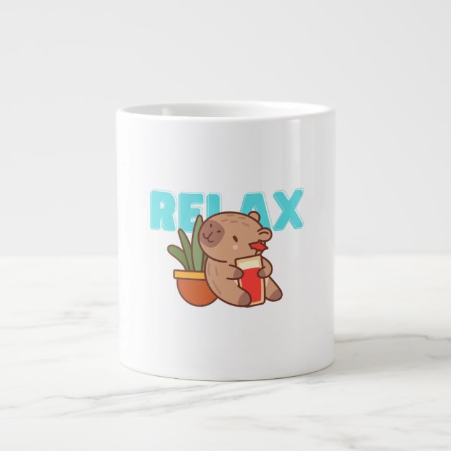 BookBrew Jumbo-Tasse (Vorderseite)