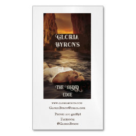 Bookcover des Werbematerials des Autors Magnetische Visitenkarte