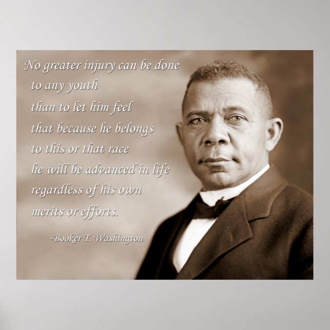 Booker T. Washington Merit Poster (Vorne)