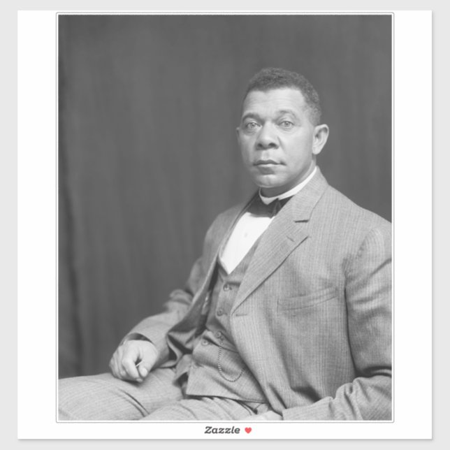 Booker Taliaferro Washington: Black Educator Aufkleber (Blatt)