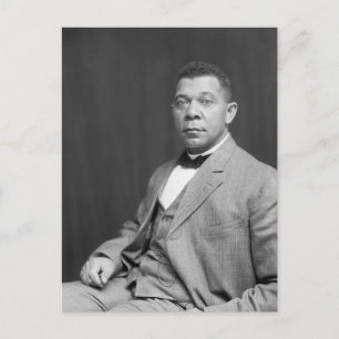 Booker Taliaferro Washington: Black Educator Postkarte
