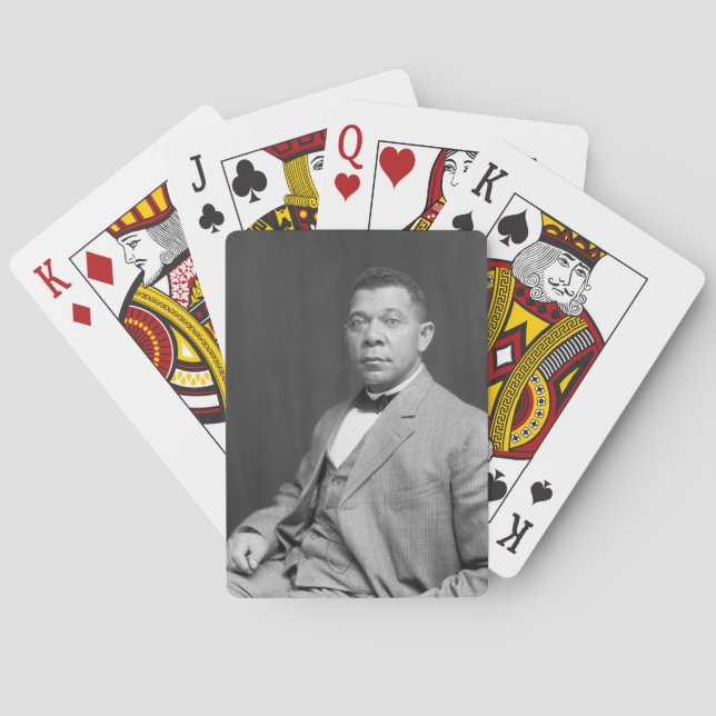 Booker Taliaferro Washington: Black Educator Spielkarten (Rückseite)