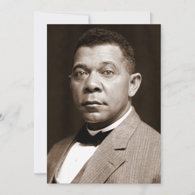 Booker Washington: Afrikanischer amerikanischer Er (Vorderseite)