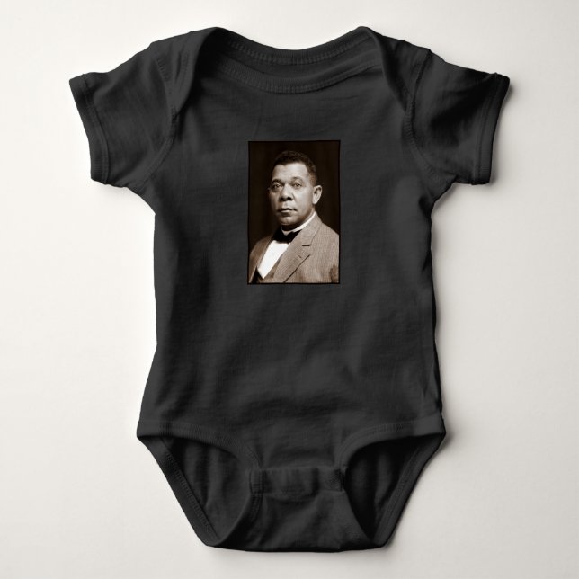 Booker Washington: Afrikanischer amerikanischer Er Baby Strampler (Vorderseite)