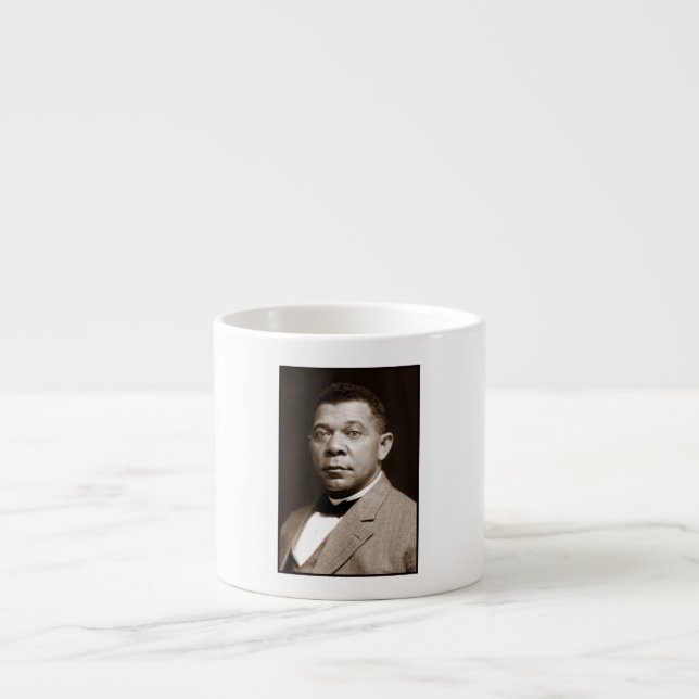 Booker Washington: Afrikanischer amerikanischer Er Espressotasse (Vorderseite)