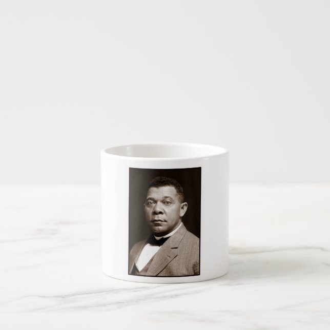 Booker Washington: Afrikanischer amerikanischer Er Espressotasse (Vorderseite)