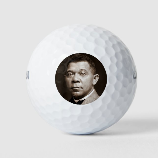 Booker Washington: Afrikanischer amerikanischer Er Golfball (Vorderseite)