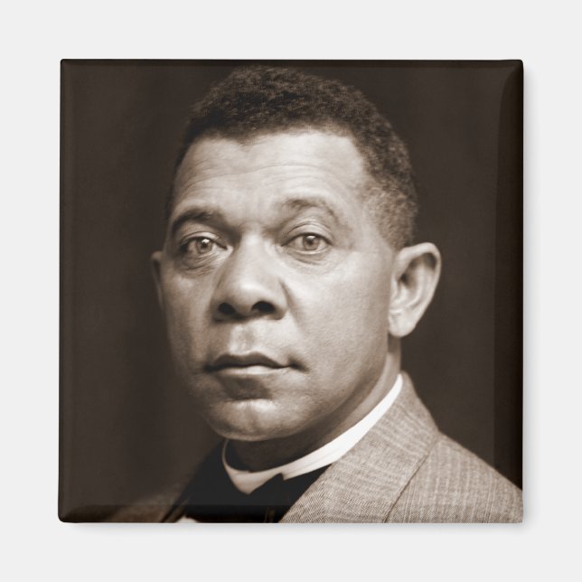 Booker Washington: Afrikanischer amerikanischer Er Magnet (Vorne)