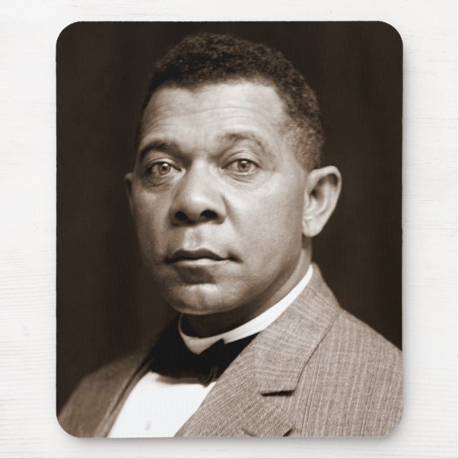 Booker Washington: Afrikanischer amerikanischer Er Mousepad (Vorne)