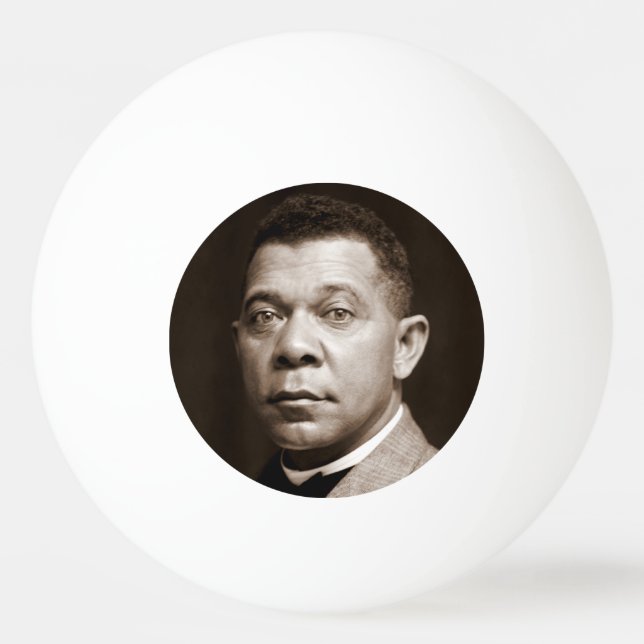Booker Washington: Afrikanischer amerikanischer Er Tischtennisball (Vorderseite)