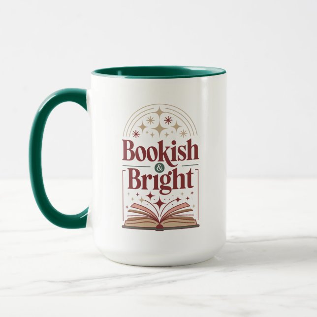 Bookish & Bright Festive Mug Tasse (Links)