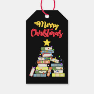 Bookish Christmas Tree I Geschenkanhänger