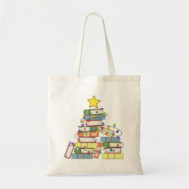 Bookish Christmas Tree I Tragetasche