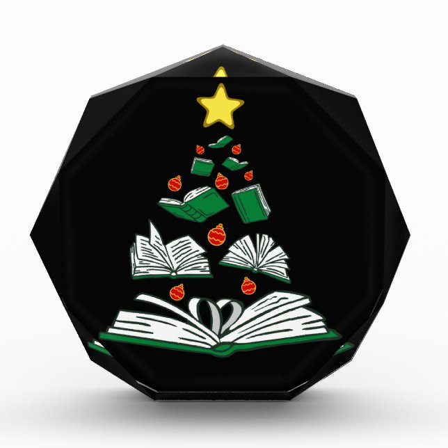 Bookish Christmas Tree III Fotoblock (Vorderseite)